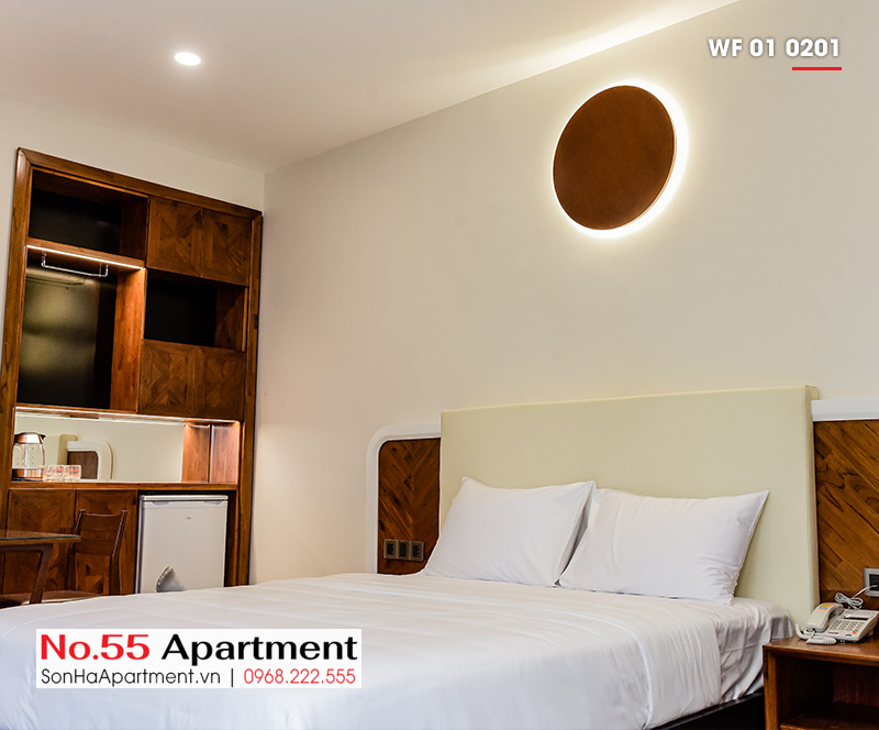 Phòng ngủ view 5 căn hộ mini cho thuê tại khu đô thị Waterfront City quận Lê Chân TP Hải Phòng WF 01 0201