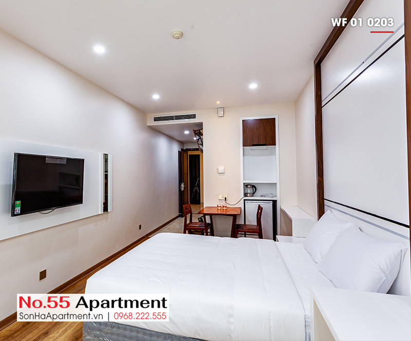 Phòng ngủ và ăn viw 2 căn hộ cho thuê tại Waterfront City quận Lê Chân Hải Phòng WF 01 0203
