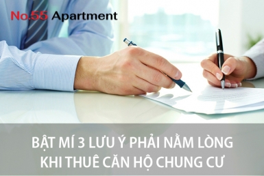 Bật mí 3 lưu ý phải nằm lòng khi thuê căn hộ chung cư 2